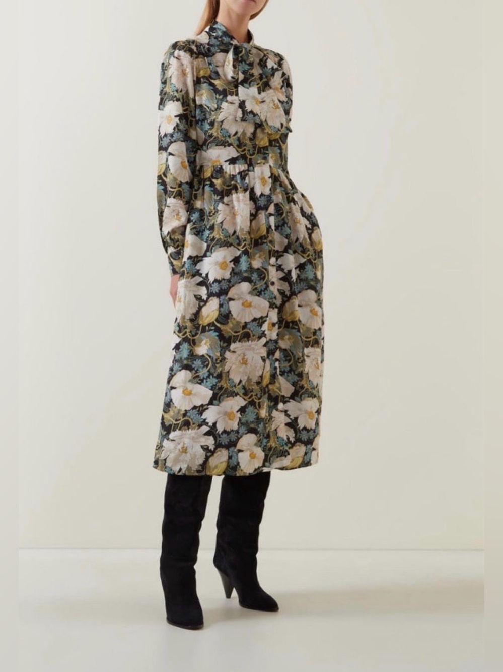 House of Hackney, Barbour | size us 12 or Large midi dress EUC,floral